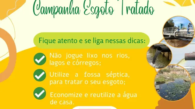 Esgotamento sanitário: Direito de todo!