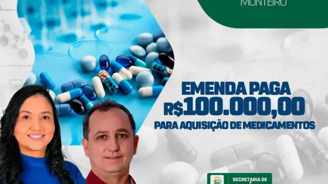 Prefeito Carlinho agradece a @dep.vandamonteiro Por mais esse recurso no valor de R$100.000,00.