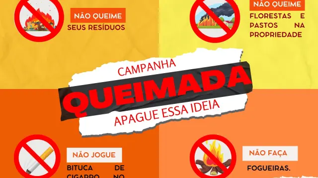 CAMPANHA QUEIMADA APAGUE ESSA IDEIA – PRESERVANDO O MEIO AMBIENTE!